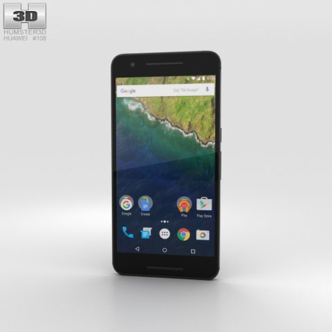 Huawei Nexus 6P Graphite 3D Model