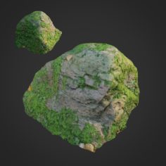 3d scanned nature stone 020 3D Model