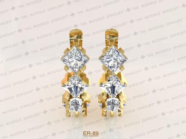 Earrings-89 3D Model