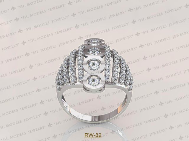 Womens Ring-RW-82 3D Model