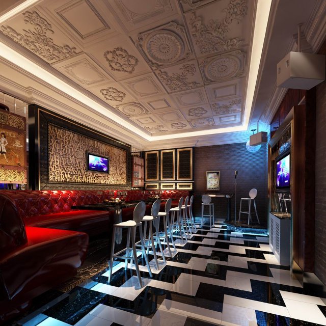 Party bar ktv sauna design complete 104 3D Model