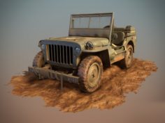 Willy Jeep 3D Model