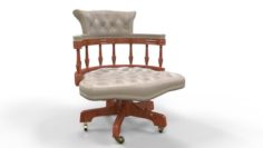 Old style Manager armchair 3D Model