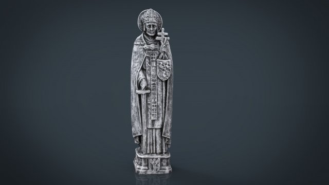 Saint Thomas Aquinas 3D Model