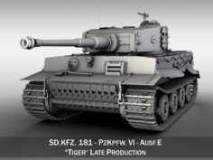 Tiger – Late Production 3D Model