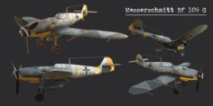 Messerschmitt Bf 109 G 3D Model