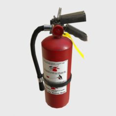 Low Poly PBR Game Ready Fire Extinguisher 3D Model