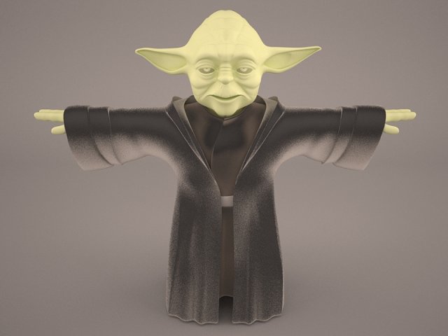 Yoda Star Wars 1 3D Model