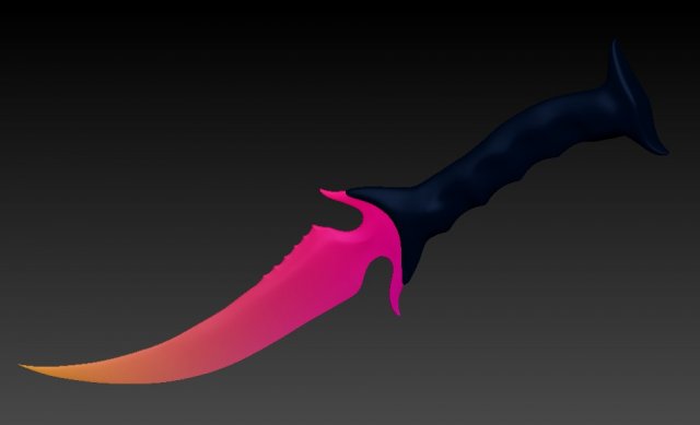 Knife-gradient 3D Model