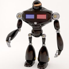 Police robot 3D Model