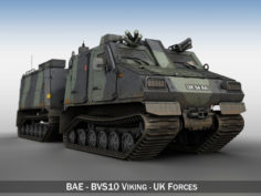 BAE BVS10 Viking 3D Model