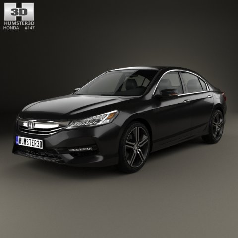 Honda Accord Touring 2016 3D Model