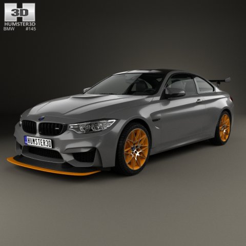BMW M4 GTS Concept 2015 3D Model
