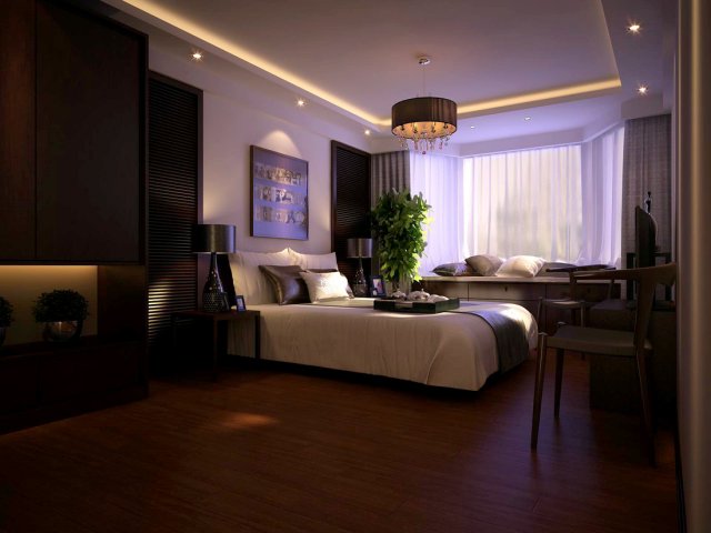 Chinese retro bedroom 1804 3D Model