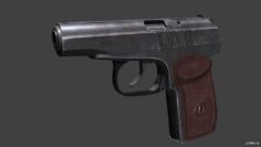 Makarov PM pistol 3D Model