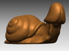 Snail cock 3D sculpture 3D Model