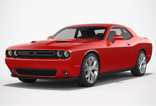 Dodge Challenger SXT Plus 2015 3D Model