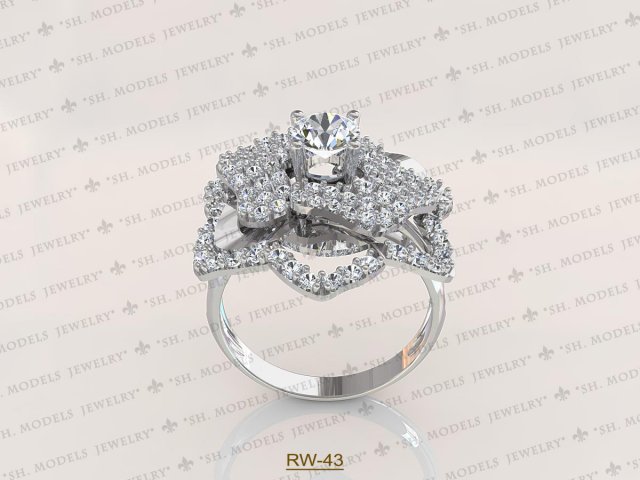 Womens Ring-RW-43 3D Model