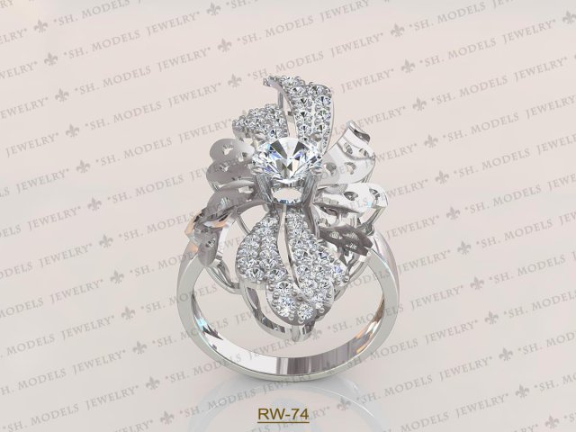 Womens Ring-RW-74 3D Model