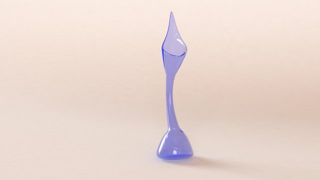 Blue Vase 3D Model