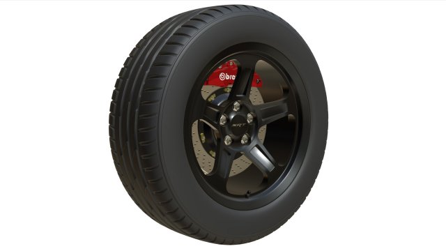 Srt wheel 3D Model