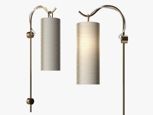 Articolo lighting – Staff wall sconce 3D Model