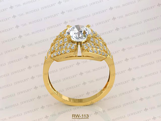 Womens Ring-RW-113 3D Model