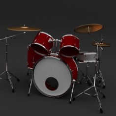 Drum kit						 Free 3D Model