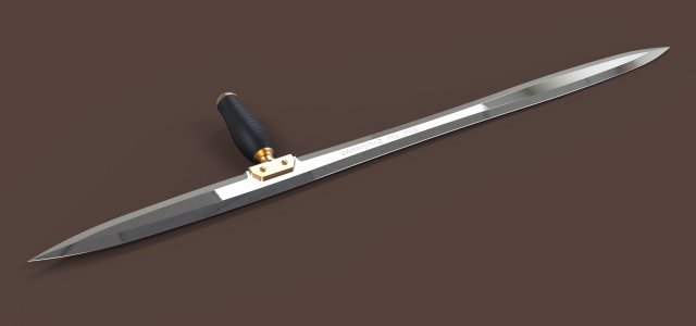 Sword of Karl Ruprecht Kroenen 3D Model