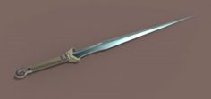 Sword of Valkyrie from Thor Ragnarok 3D Model
