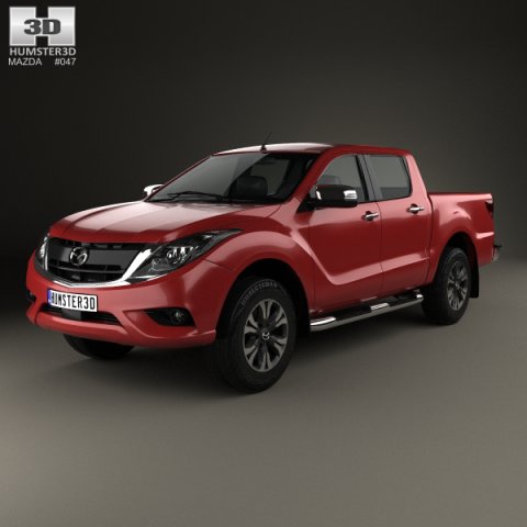 Mazda BT-50 Double Cab 2016 3D Model