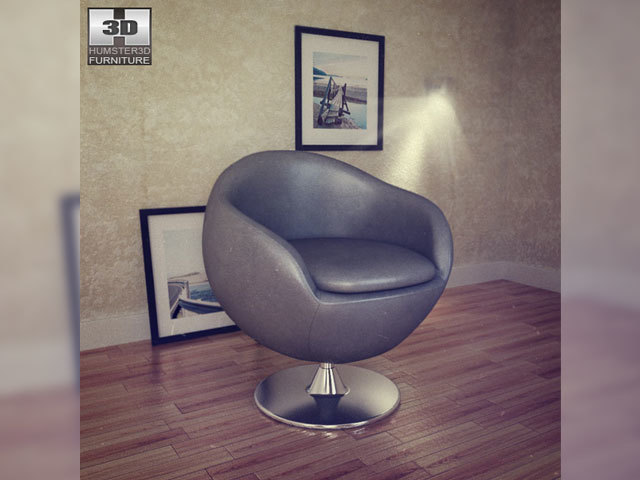 Occasional Chair – Bounce Armchair – Zuo Modern 3D Model