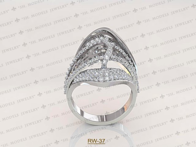 Womens Ring-RW-37 3D Model