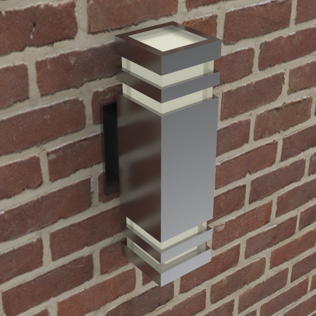 Modern wall light fixture 3D Model