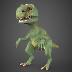 Game Ready Baby Dinosaur 3D Model