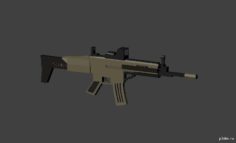 Scar-l low poly 3D Model