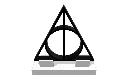 Sign of the Deathly Hallows 3D Model