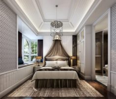 Luxury luxury home decoration – bedroom 6107 3D Model