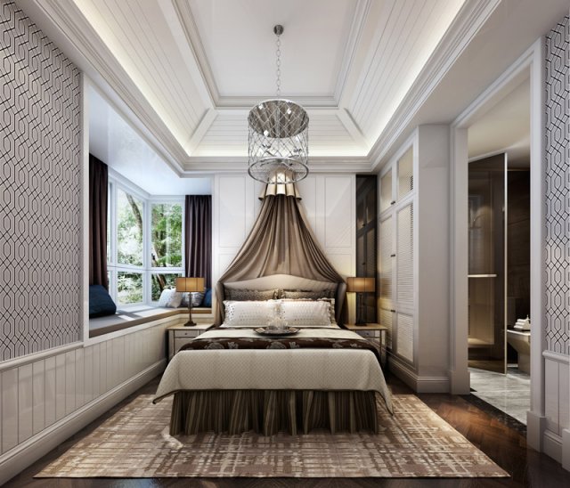 Luxury luxury home decoration – bedroom 6107 3D Model