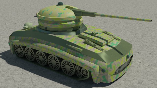 Military combat tank obj fbx max 3D Model