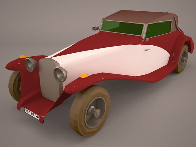 Delage Special Roadster 3D Model