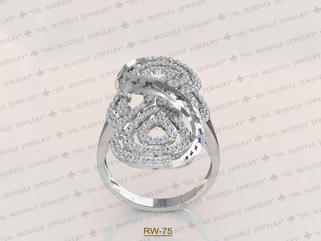 Womens Ring-RW-75 3D Model