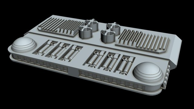Starship part 2 3D Model