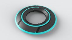 Identity disk from Tron Legacy 3D Model