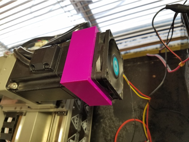 PocketNC motor fan holder 3D Print Model