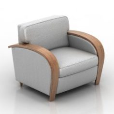 Modern armchair9 3D Model
