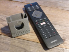 wall mount for the remote from a Phillips 55PUS7181 3D Print Model