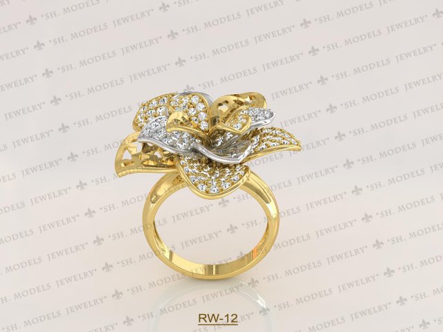 Womens Ring-RW-12 3D Model