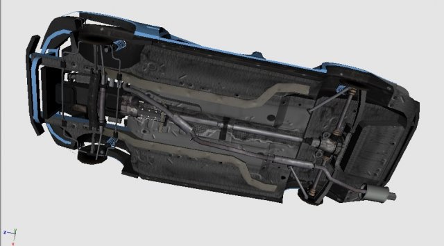 3D Engine SUSPENSION for Toyota Altezza 04 3D Model