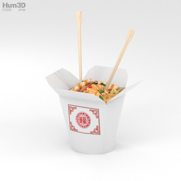 Chinese Noodles 3D Model